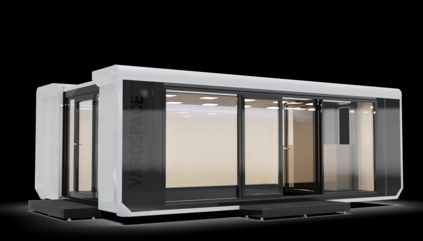 SPACE 1, room module with glass front