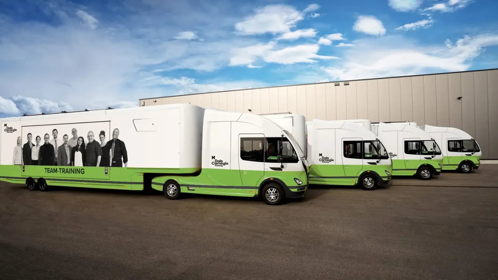 Dale Carnegie Training vor Ort, A mobile seminar room comes to the workplace