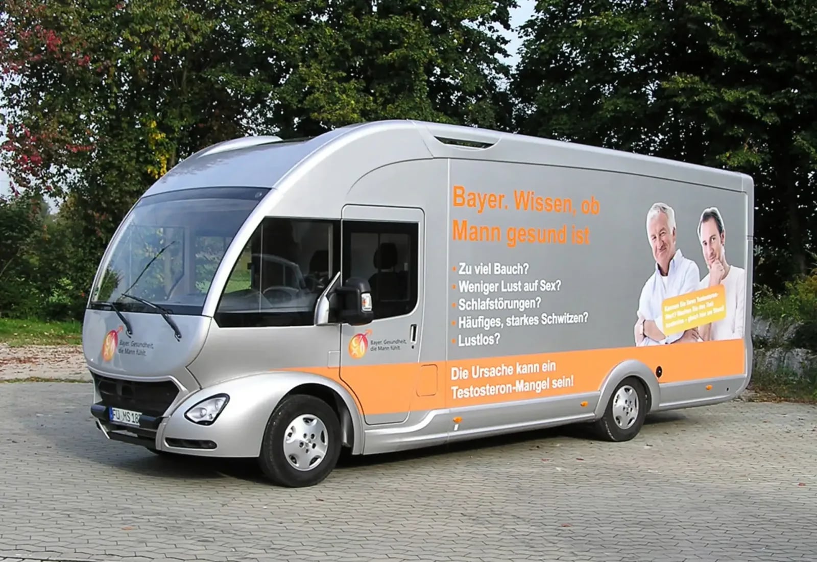 Bayer HealthCare, Bayer HealthCare takes the testosterone van on tour